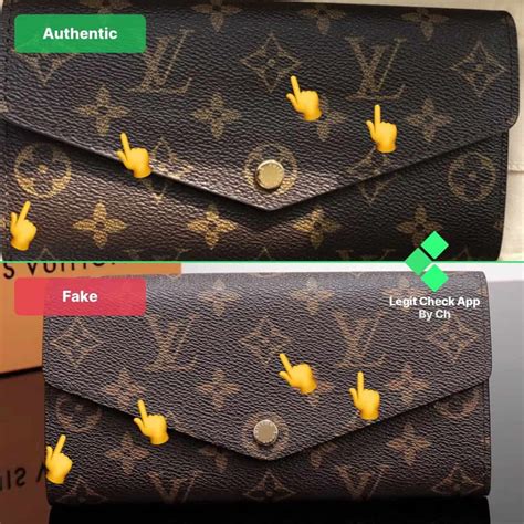 fake lv wallets|check if louis vuitton is real.